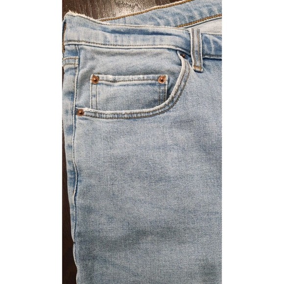 Abercrombie & Fitch 36/22 Ultra High Rise‎ 90s Straight Criss Cross Curve Jeans - Picture 8 of 13